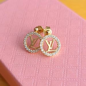 LV 18k made from real gold earrings